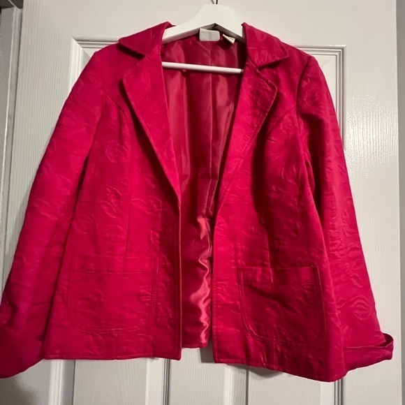 Kim Rogers Jackets & Blazers - KIM ROGERS Womens Hot Pink‎ Jacket Small